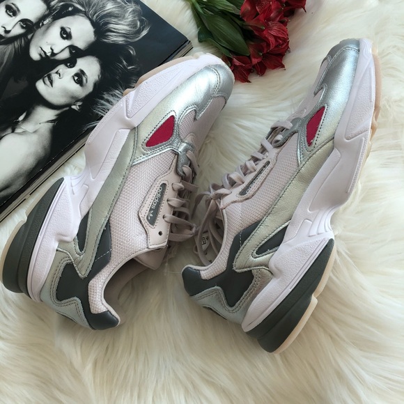 Adidas Falcon Metallic Trainer Sneaker - Picture 2 of 8